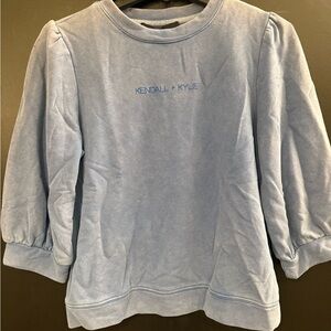 Kendall & Kylie Light Blue Sweatshirt